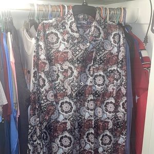 Panhandle pearl snap long sleeve cowboy shirt